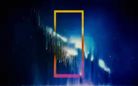 геометрические, голубые