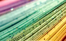 мишура, линия, желтый