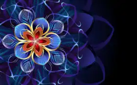 фрактал, иллюстрация