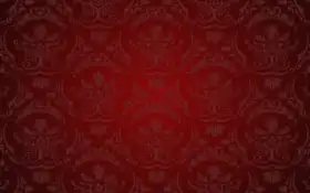 вектор, красный, узор