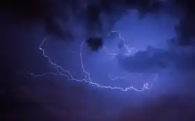 молния, буря, фото