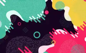 абстрактные, геометрические, пост