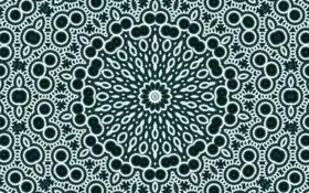 черно-белый круговой рисунок с белым фоном