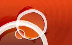 оранжевый, круги, текстура