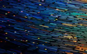 завершение красочной абстрактной картины волны