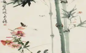 искусство, японский, краска