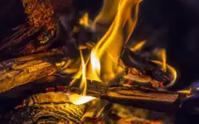 огонь, фотоплитка