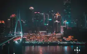 город, ночь