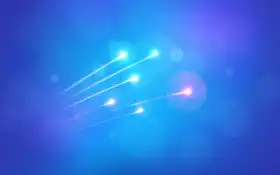 есть много огней, которые летают в небе