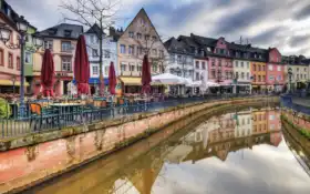 германия, Саарбург, городской пейзаж