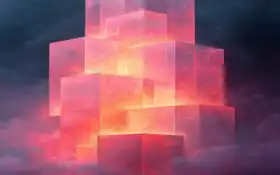 существует цифровая картина здания в небе