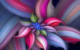 цветы, искусство, спираль