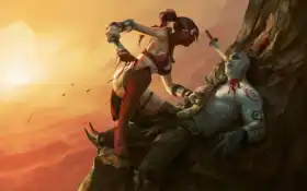 мортал, комбат, скарлет