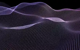 закрытие экрана компьютера волной линий