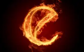 буква, огненный