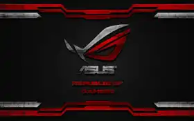 закрытие красного и черного логотипа на черном фоне