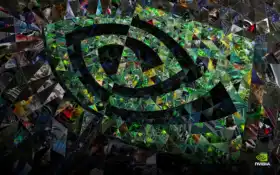 nvidia, абстракция, логотип