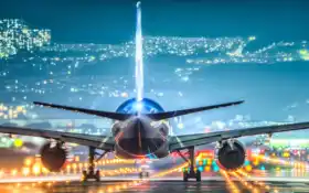 самолет, аэропорт, посадка