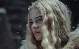 белая, ведьма, пламя