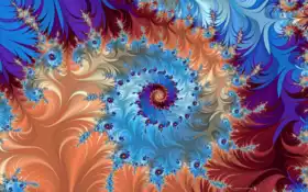 компьютер сгенерировал изображение красочного фона кадра