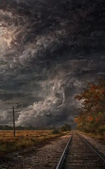 , там, большой, облако, дорога