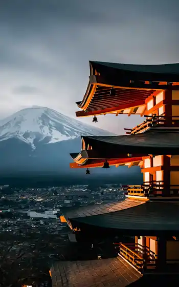 пагода, япония