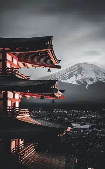 япония, гора, путешествие, traveljour