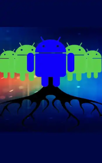 iphone, android, logo, fondo, ск, apple, pantalla, hitam, biru, 