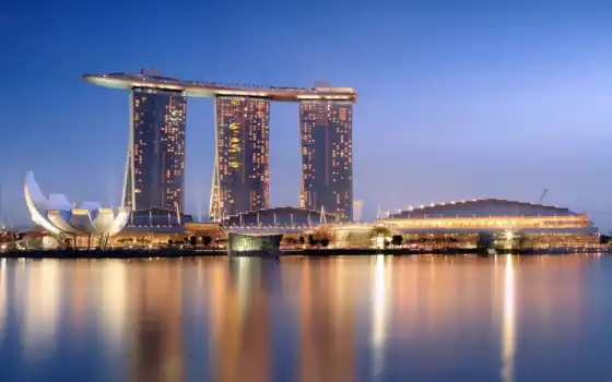 house, картинка, мост, hotel, world, luxury, день, singapore, международный, 