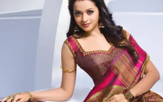 bhavana, saree, актриса, tamil, ads, photos, sarees, красавица, 
