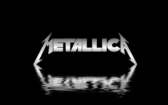 metallica, logo, металлик