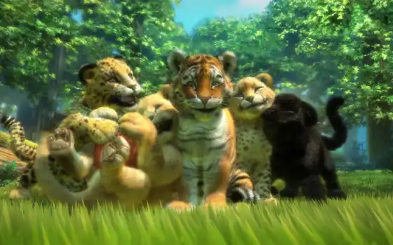lion, леопард, jaguar, тигр, panther, мешок, кот