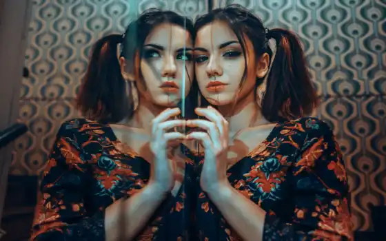 отражение, зеркало, диско, поло