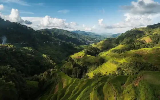 долина, филиппинцы, горные долины, живописные, горы,