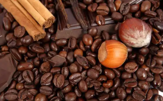шоколад, кофе, компания, кастинг, циннамон