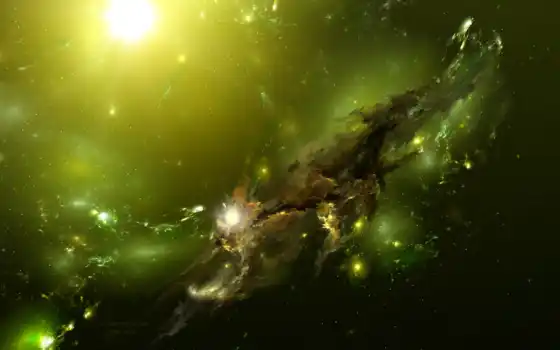nebula, изолированный, изолированный, оптом, космос,