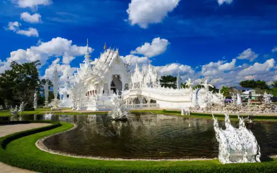 храм, таиландский, бангкок, атлас, размер