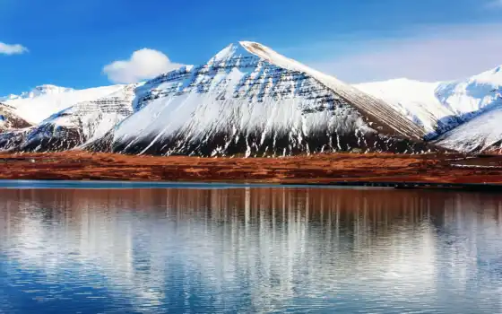 горнолыжные, горные, гафнарфьолл, пейзаж, исландия, облака, остальные, водные, оптомы,