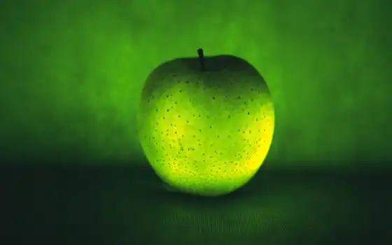яблоко, зелёный, крапинка