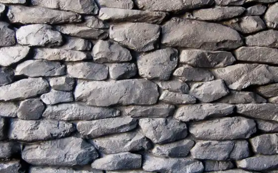 стена, каменная, камни, булыжники, камень, 