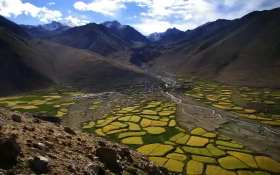kathmandu, tibet, надземные, горные,