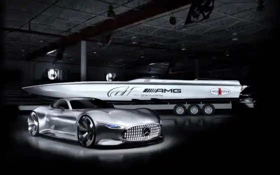 mercedes, benz, amg, and, race, vision,