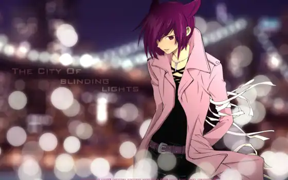 anime, волосы, кот, purple, loveless, ears, nekomimi, boy, 