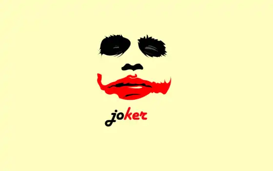 joker, черный, красный, 