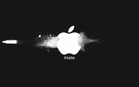 яблоко, черное, белое, удивительное, ипад, ненависть,