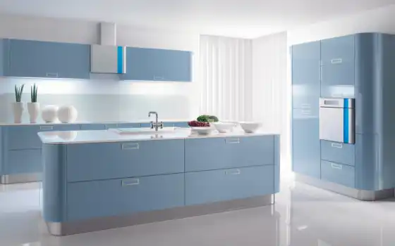 kitchen, blue, color, almide