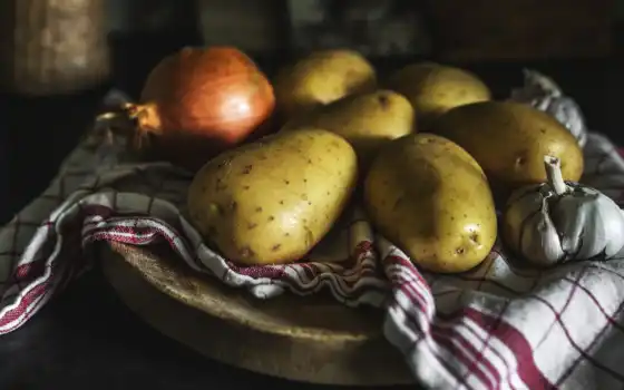 картофель, аиф, еда