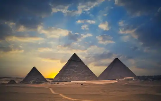 эгипт, пирамиды, настольные, знаменитые, гиза,
