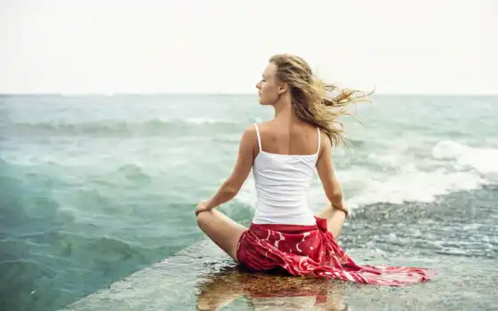 медитация, взгляд, йога, путь
