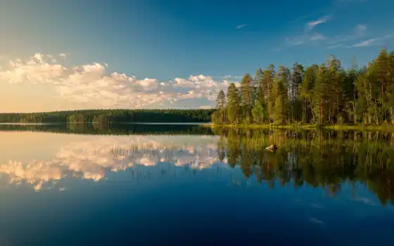 финляндия, озеро
